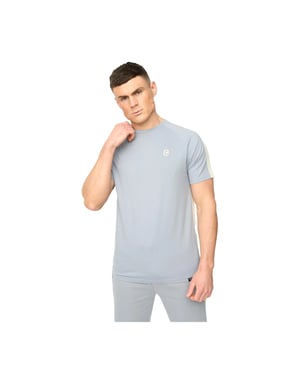 Crosshatch Heren Cresswill T-Shirt (Staalblauw)