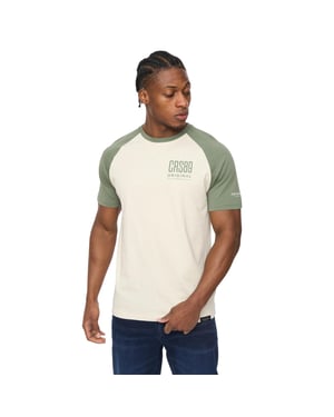 Crosshatch Heren Bretsby T-Shirt (Olijf)