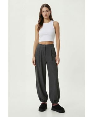 Hoge Taille Plissé Salwar Broek