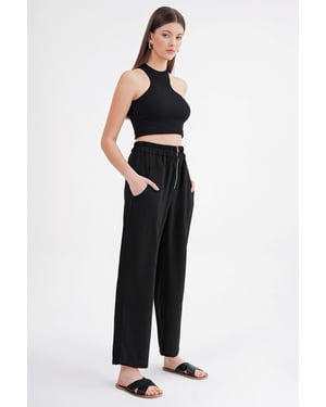 Trekkoord Taille Sigaretten Jogger Broek