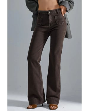 Hoge Taille Flared Jeans