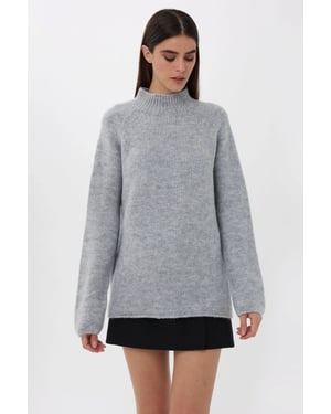 Oversized Hoge Hals Trui