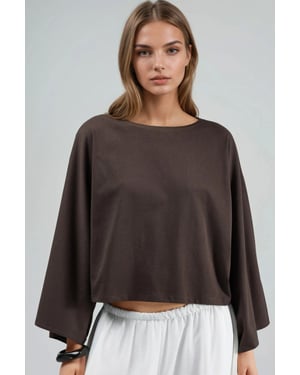Losse Fit Bootnek Blouse