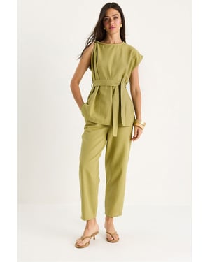 Blouse-Pantalon Twee Delige Set