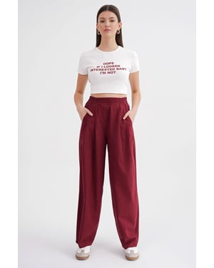 Rechstreekse Linnen Broek