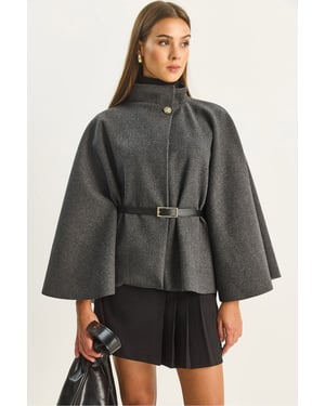 Oversized Wolmix Overjas