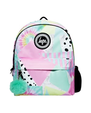 Kinderrugzak Multi Pastel Collage Ontwerp | Lichtgewicht Schooltas