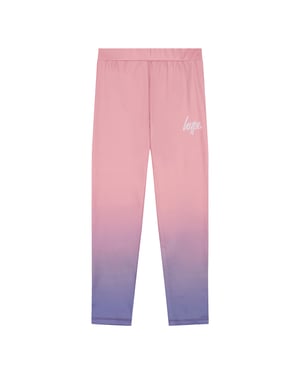 Meisjes Leggings Kinderen Roze Pastel Vervaag Stretch Casual Zachte Pasvorm Broek