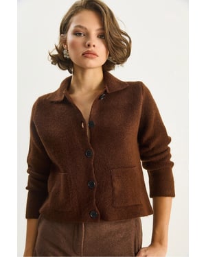 Gebreide Cardigan met Zakken