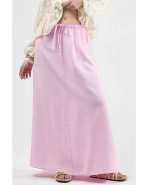 Hoge Taille A-Lijn Maxi Rok