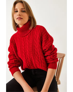 Gestreepte Kraag Cropped Trui