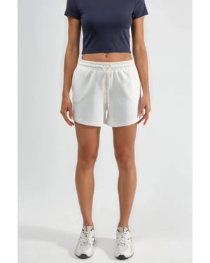 Elastische Taille Modal Shorts met Zakken