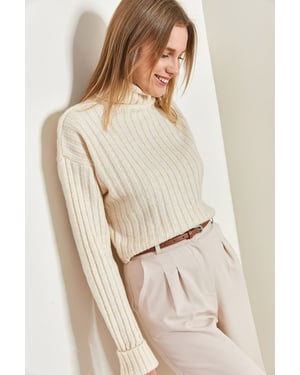 Geribbelde Coltrui Crop