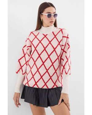 Oversized Geometrisch Patroon Coltrui