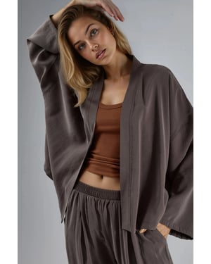 Lange Mouwen Losse Pasvorm Kimono