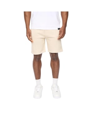 Crosshatch Heren Bardon Casual Shorts (Licht Steen)