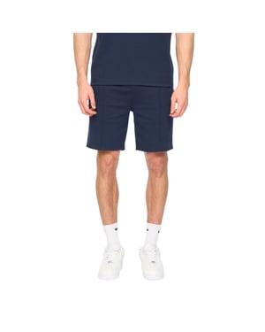 Duck and Cover Heren Sherborn Shorts (Denim Blauw)