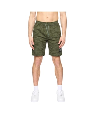 Crosshatch Heren Janscore Elastische Taille Cargo Korte Broek (Diepe olijf)