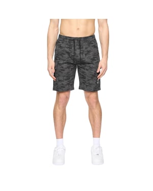 Crosshatch Heren Janscore Elastische Taille Cargo Korte Broek (Donkergrijs)