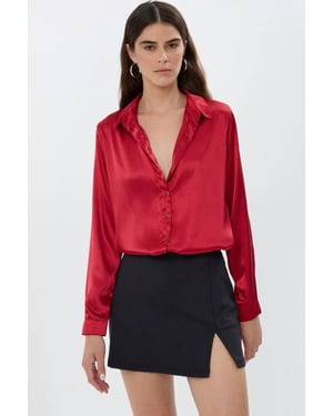 Satin Klassiek Shirt