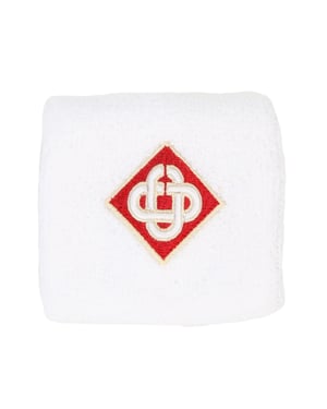 Taillebandmanchetten met rood diamantlogo