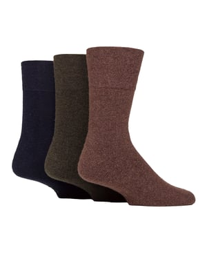 3-Pack Heren Wol Boot Sokken Warme Gevoerde Wandelsokken