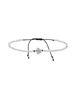 Luxenter 925 Sterling zilveren armband met gerhodineerde briljant zirkonia - Nethdra