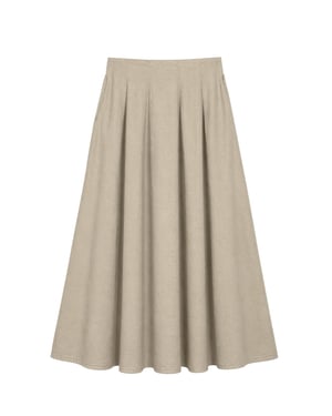 Hoge Taille A-Lijn Midi Rok