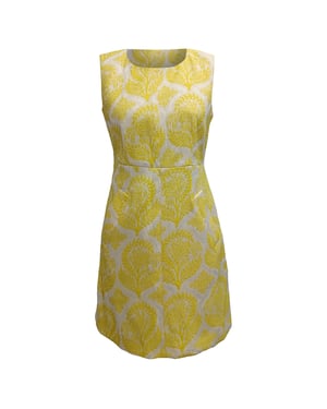 Diane von Furstenberg Carpreena Mini-jurkje in Geel Polyester