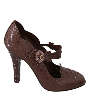 Dolce Gabbana Bloemige Mary Jane Hakken