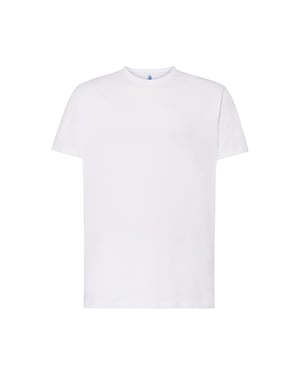 JHK Heren Premium Normaal T-Shirt (Wit)