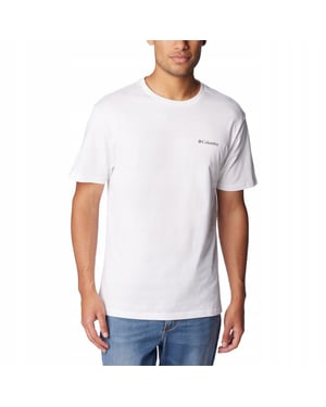 Columbia Heren Basis Logo T-Shirt (Wit)