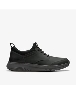 Motion Trek EZ Zwarte Leren Sneakers