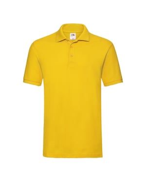 Fruit of the Loom Heren Premium Polo Shirt (Zonnebloem)