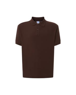 JHK Heren Pique Regular Poloshirt (Chocolade)