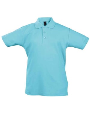 SOLS Kinder/Kids Summer II poloshirt (Atol blauw)
