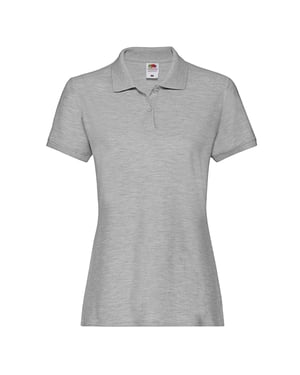 Fruit of the Loom Dames/Dames Premium Effen Poloshirt (Atletische Heide)