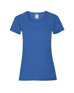 Fruit of the Loom Dames/Dames Valueweight T-Shirt (Koningsblauw)