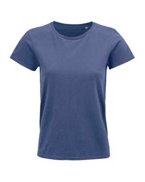 SOLS Dames/Dames Kruisvaarder T-Shirt (Denim)
