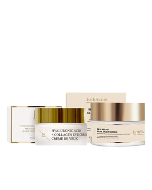Huidherstellende Slakkenslijmcrème 50ml + Hyaluronzuur + Collageen Pro Age Oogcrème 30ml