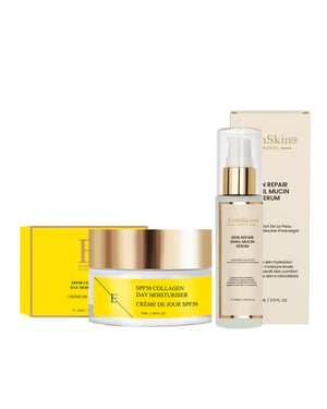 Huidherstellend Slakkenmucine Serum 60ml + SPF 50 Collageen Dagcrème 50ml