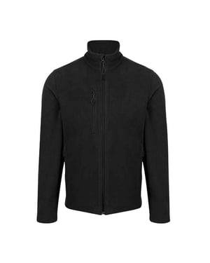 Regatta Heren Honestly Made Recycled Full Zip Fleecejack (Zwart)