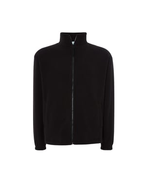JHK Heren fleecevest met volledige rits (Zwart)