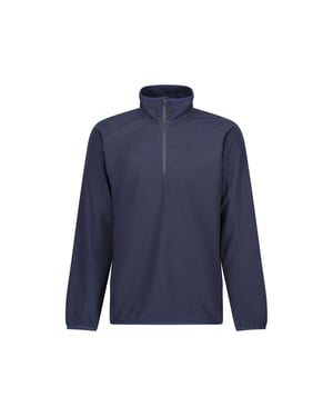 Regatta Heren Navigate Half Zip Fleece (Marine/Seal Grijs)