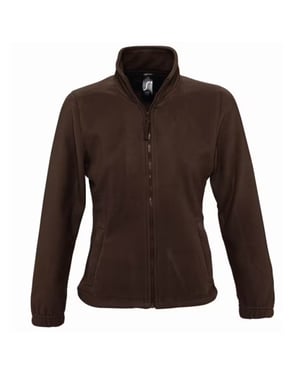 SOLS Dames/Dames North Fleece Jas (Donkere chocolade)