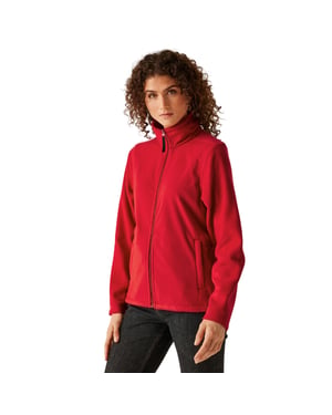 Regatta Dames/Dames Micro Full Zip Fleecejack (Klassiek rood)