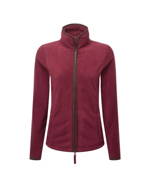 Premier Dames/Dames Artisan Fleecejack (Bourgogne/Bruin)