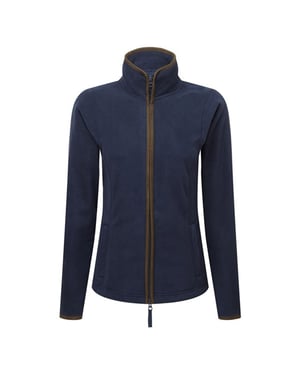 Premier Dames/Dames Artisan Fleecejack (Marine / Bruin)