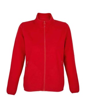 SOLS Vrouwen/Dames Factor Fleecejack met rits (Rood)