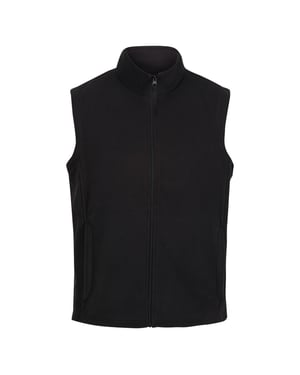 Regatta Heren gilet van microfleece (Zwart)